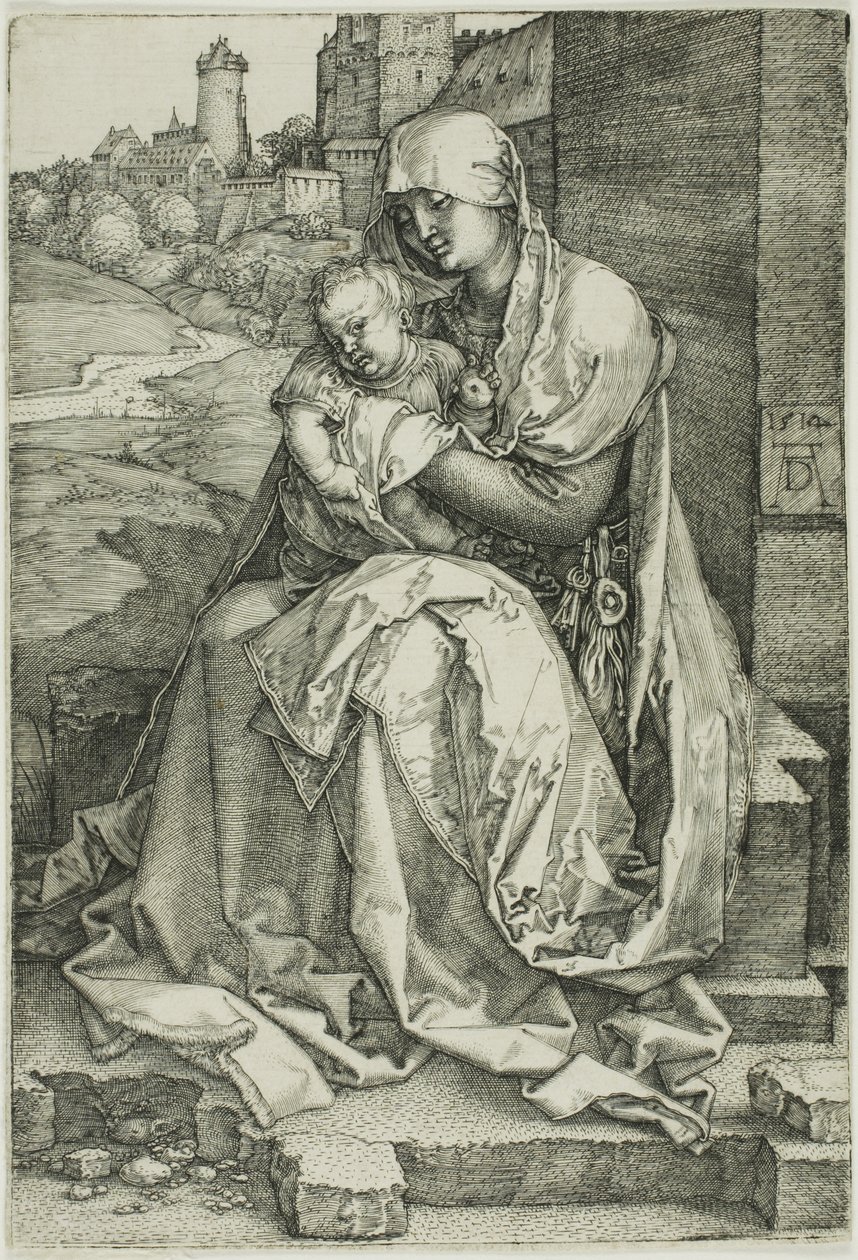 Madonna pela parede de Albrecht Dürer