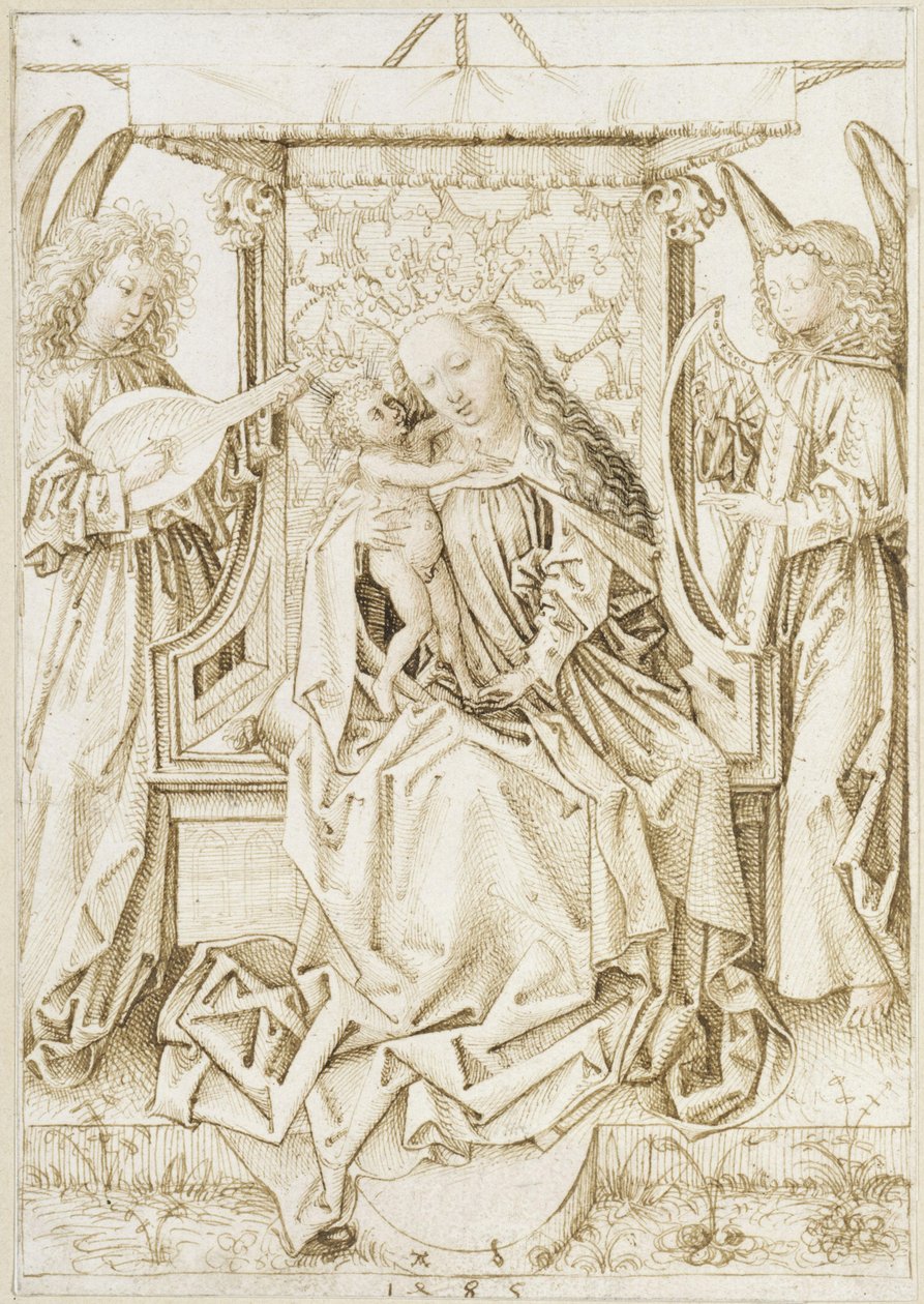 Madona com anjos músicos de Albrecht Dürer