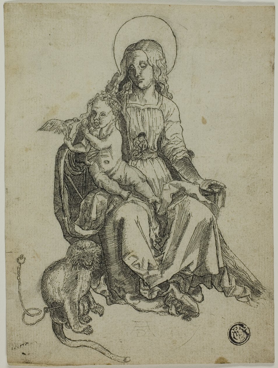 Madonna com o macaco de Albrecht Dürer