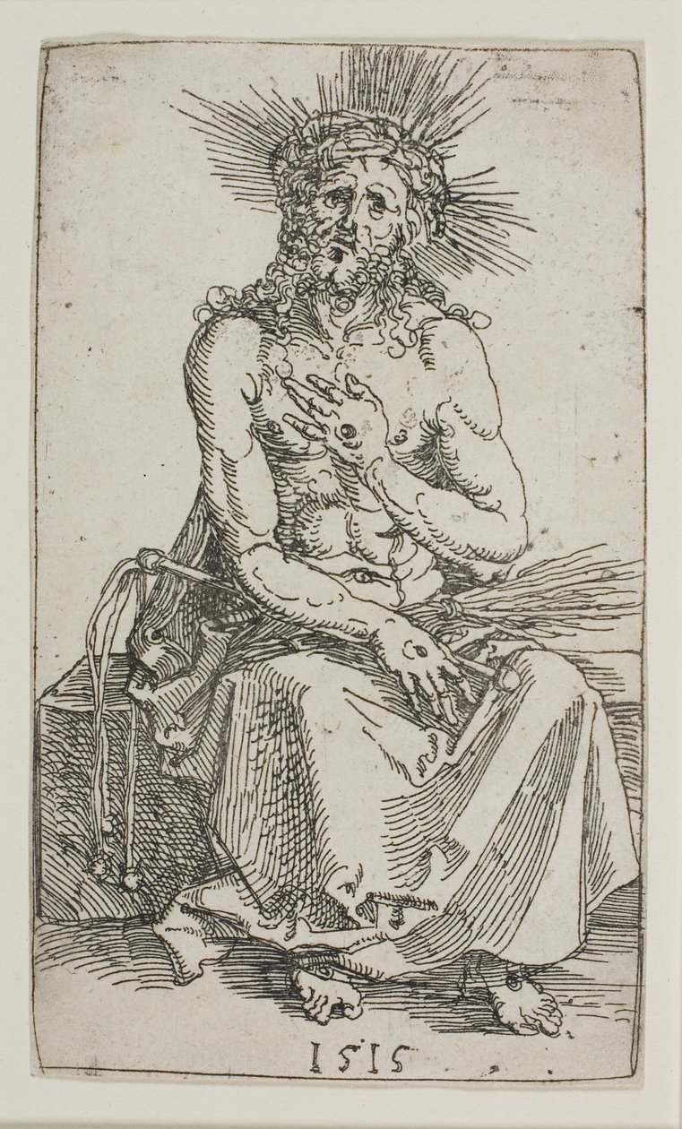 Homem das Dores, Sentado de Albrecht Dürer
