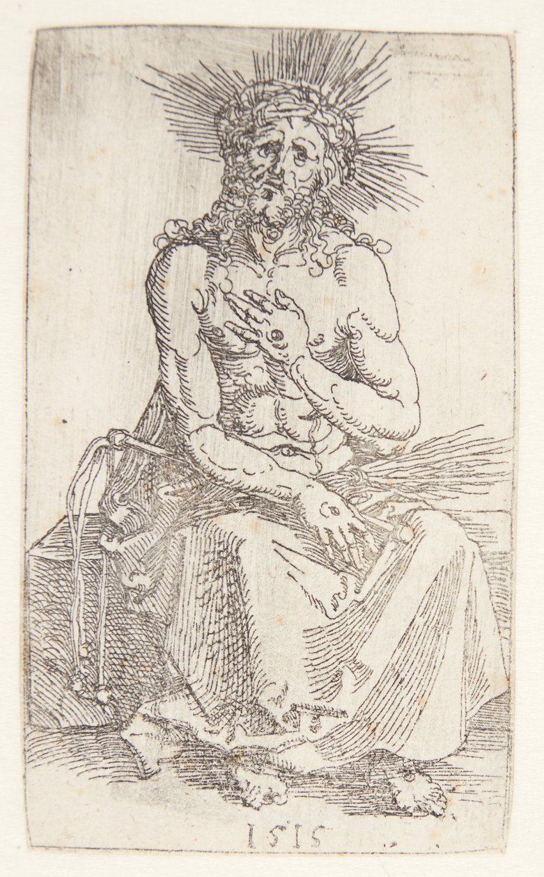Homem de dores, sidedende de Albrecht Dürer