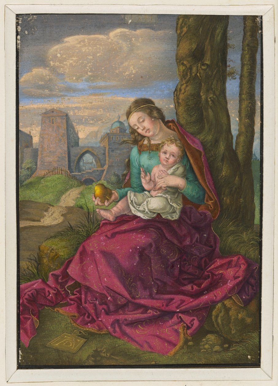 Maria com o Menino e uma pêra de Albrecht Dürer