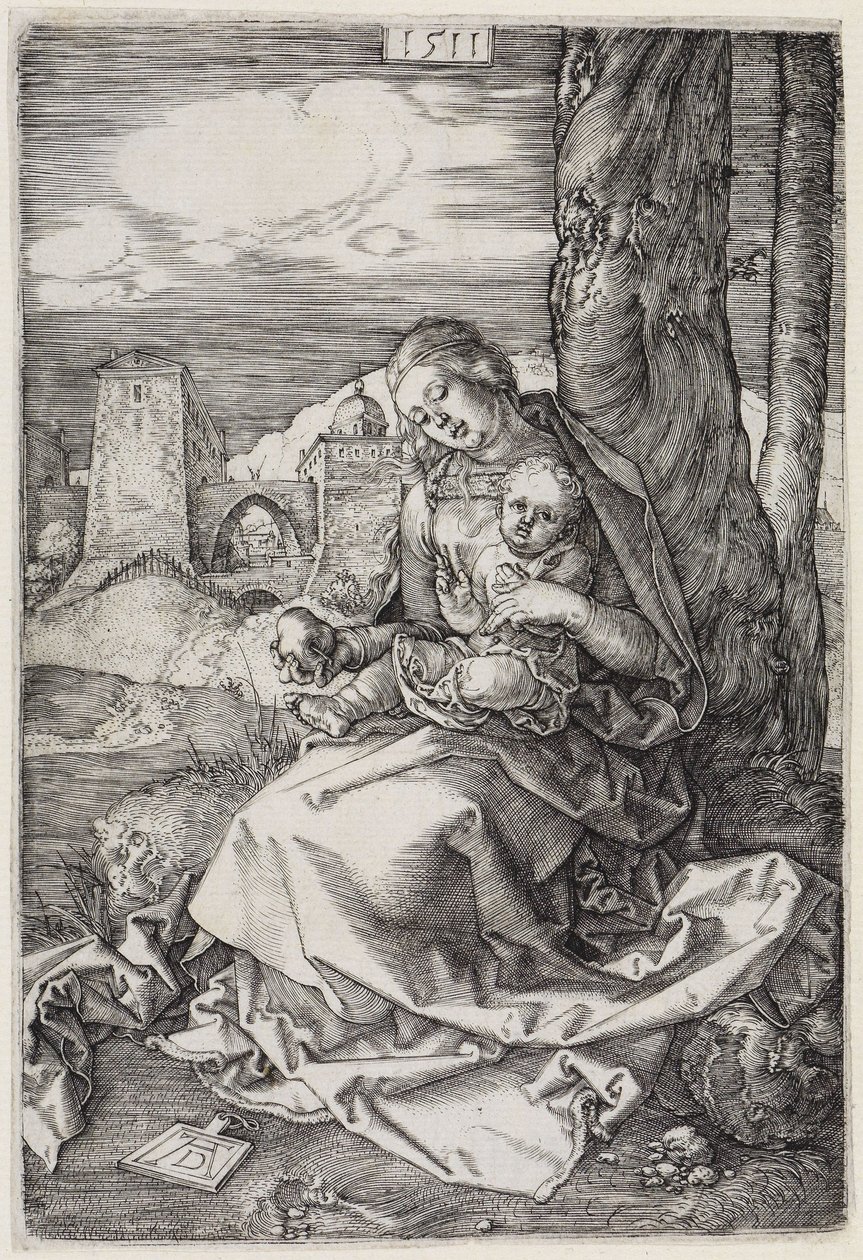 Maria com a pêra de Albrecht Dürer