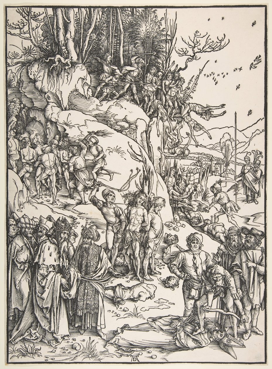 Martírio dos Dez Mil. de Albrecht Dürer