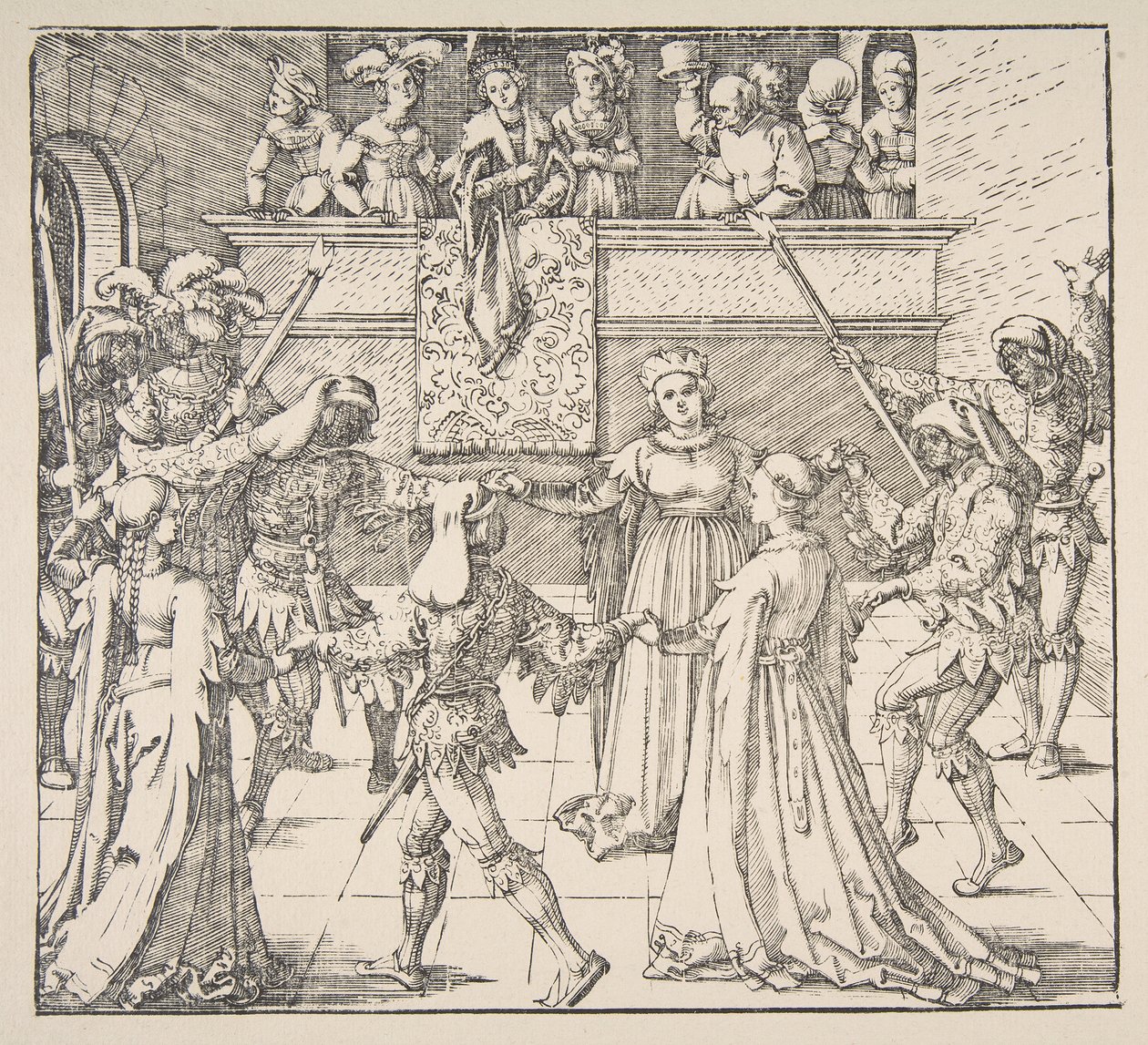 Baile de Máscaras com Tochas, 1922. de Albrecht Dürer