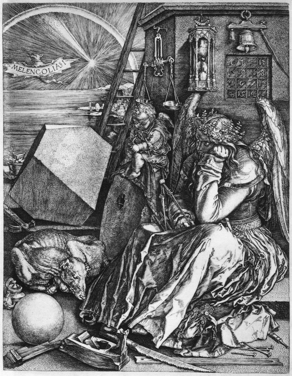 Melancolia, 1514, 1936 de Albrecht Dürer