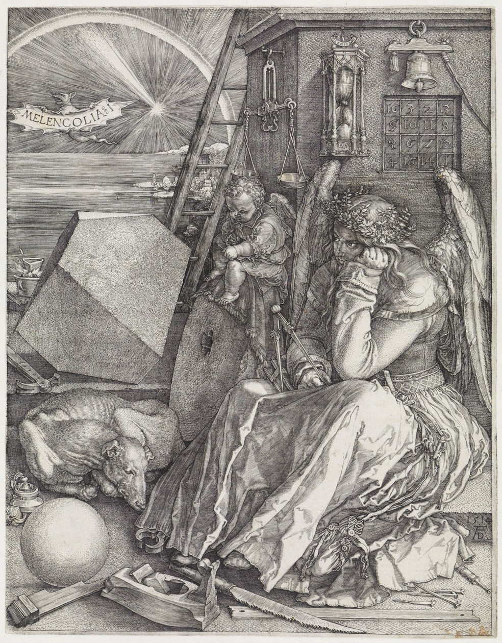 Melencolia I (A Melancolia) de Albrecht Dürer
