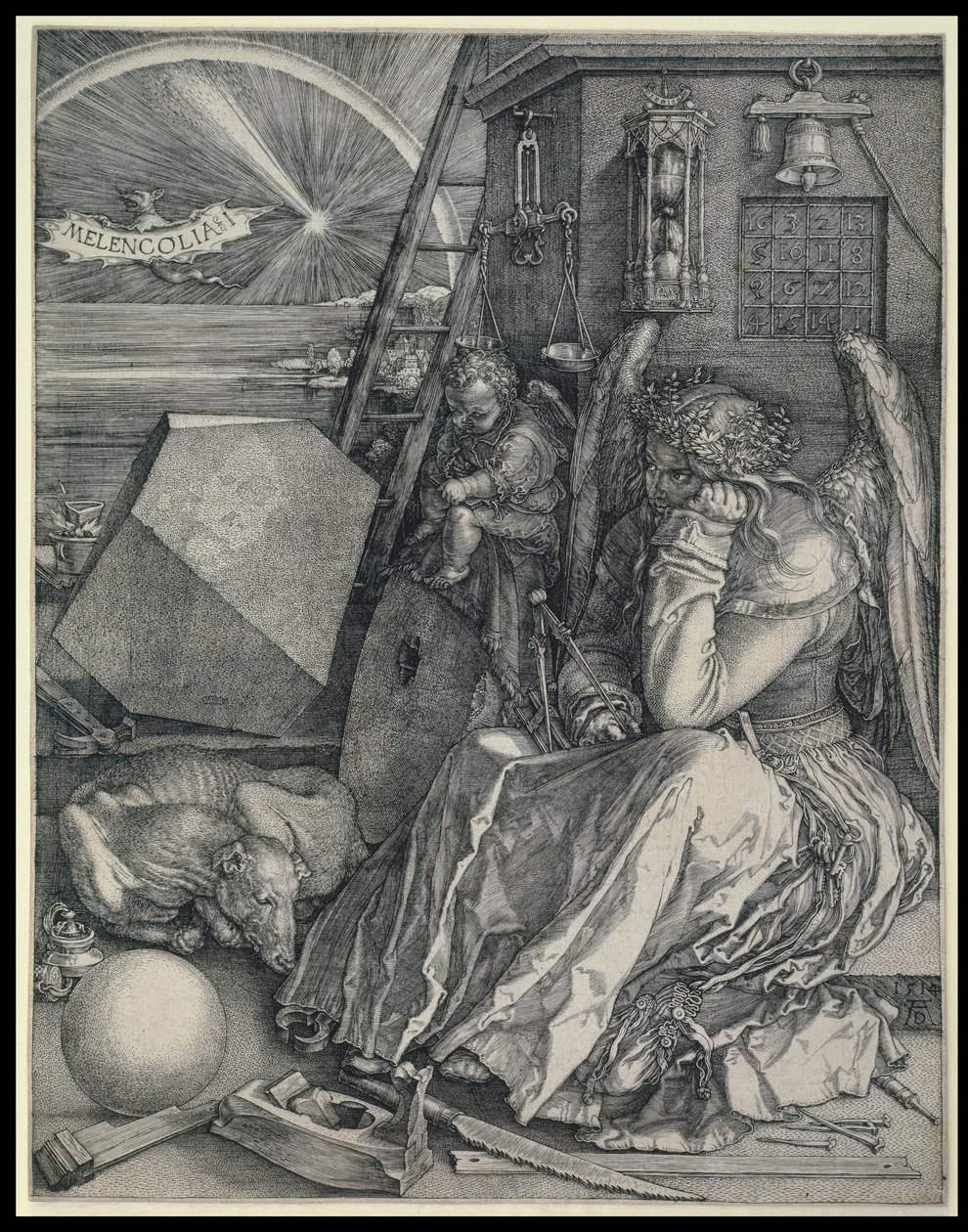 Melencolia I (A melancolia) de Albrecht Dürer