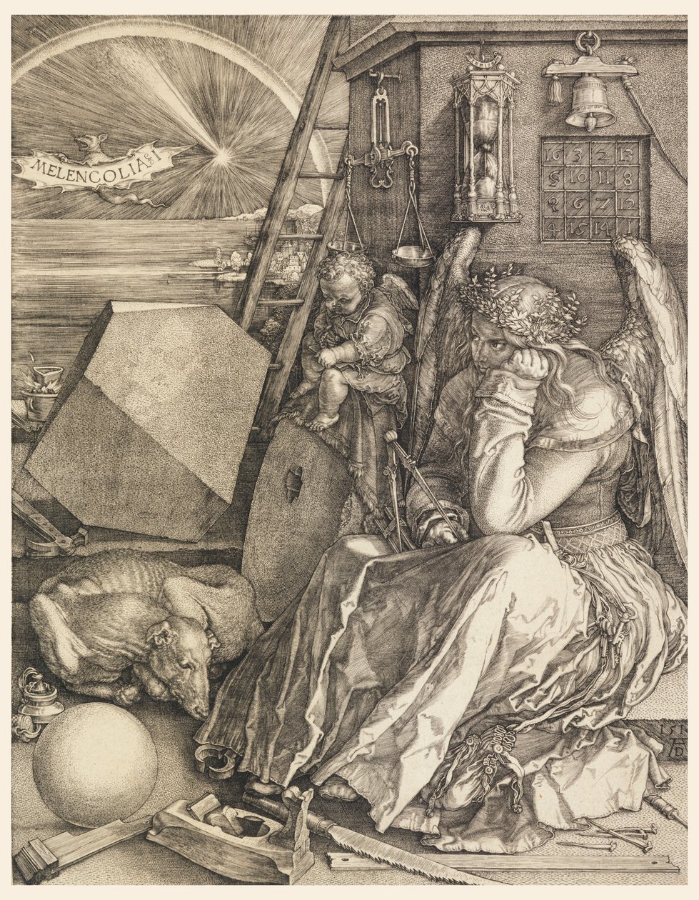 Melancolia I de Albrecht Dürer
