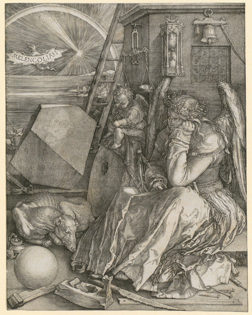 Melencolia I.... de Albrecht Dürer