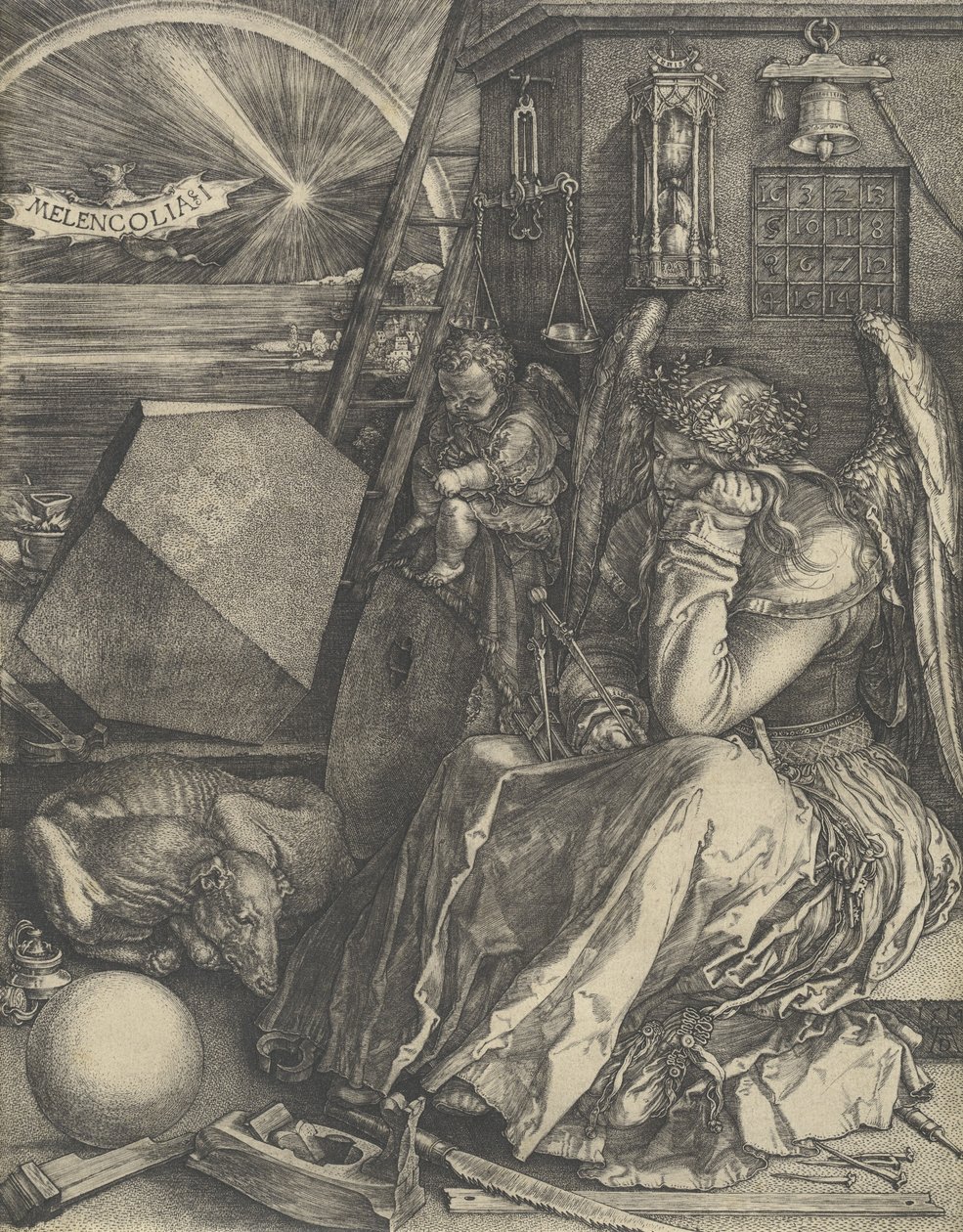 Melencólia I, 1514. de Albrecht Dürer