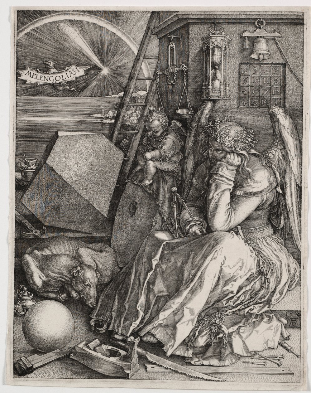 Melencolia I, 1514. de Albrecht Dürer