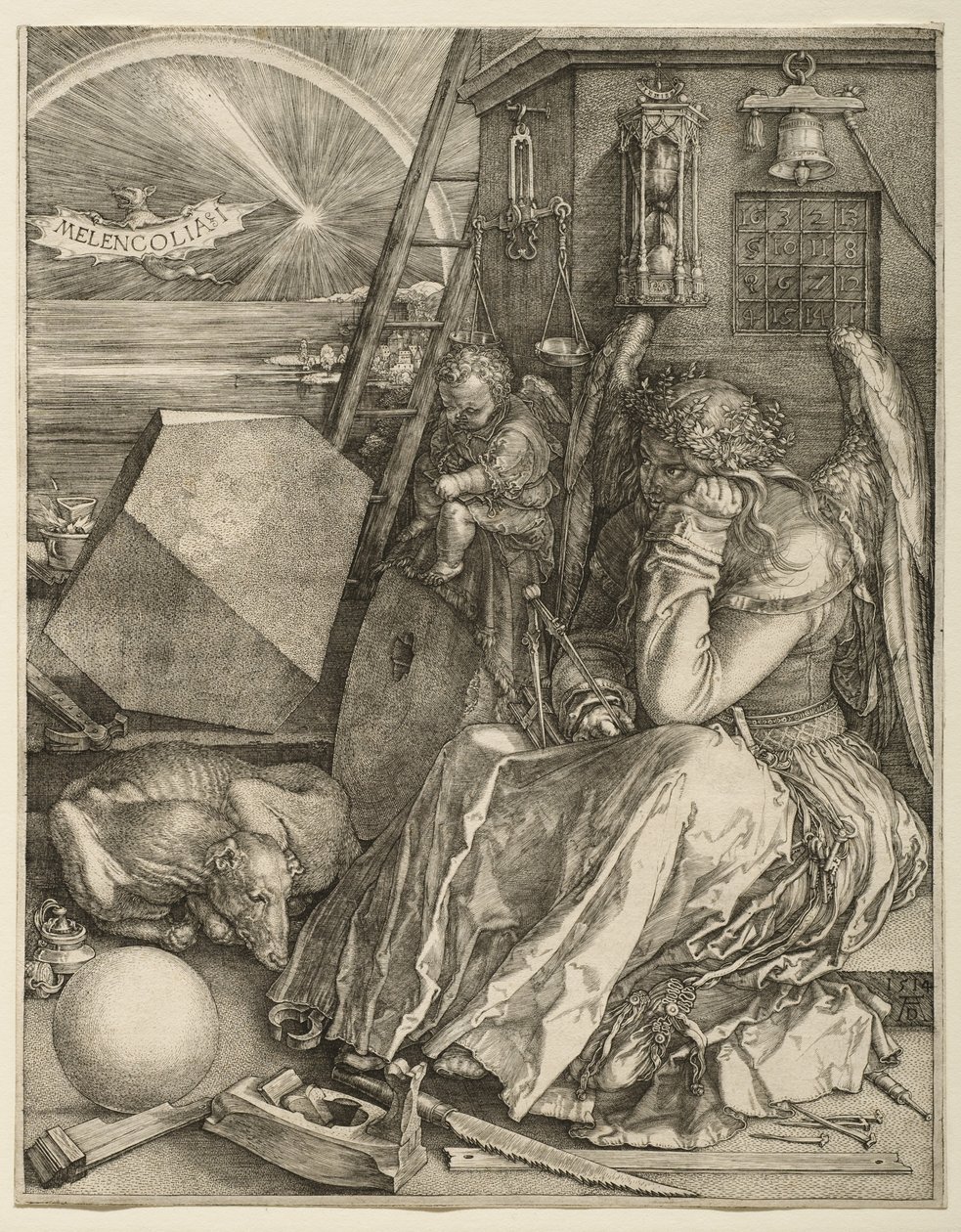 Melencolia I, 1514 de Albrecht Dürer