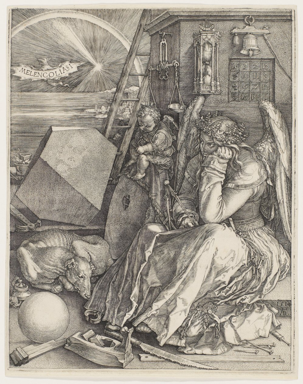 Melencolia I, 1514 de Albrecht Dürer