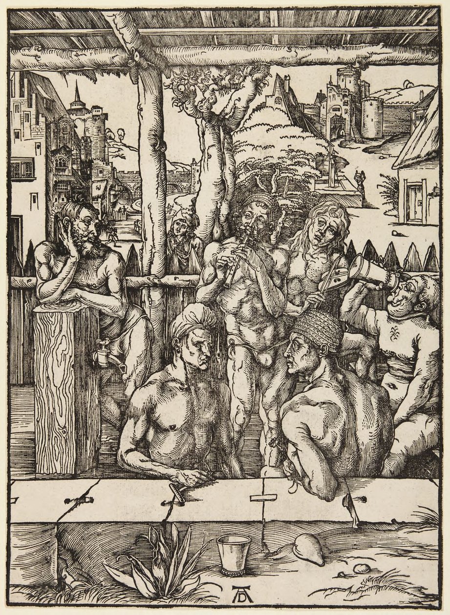 Banho dos homens de Albrecht Dürer
