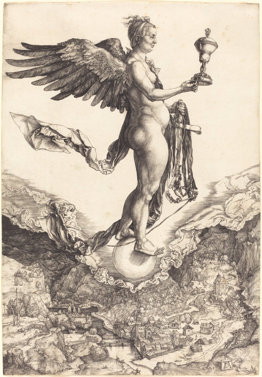 Nêmesis (A Grande Fortuna) de Albrecht Dürer