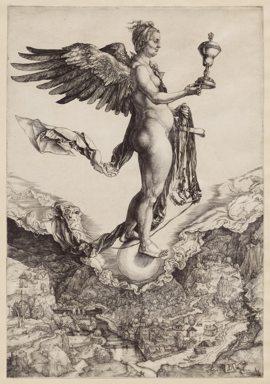 Némesis (A grande fortuna) de Albrecht Dürer