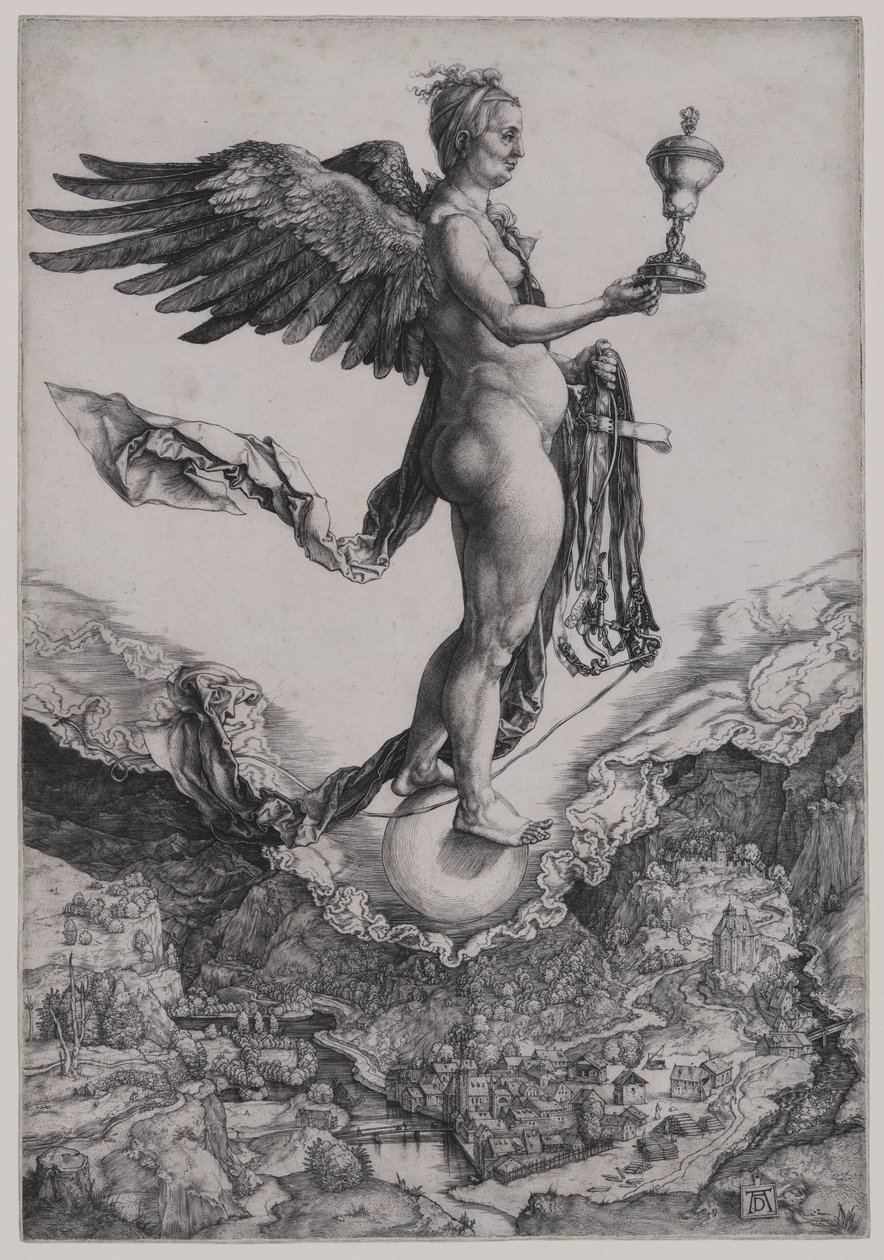 Némesis (A Grande Fortuna) de Albrecht Dürer
