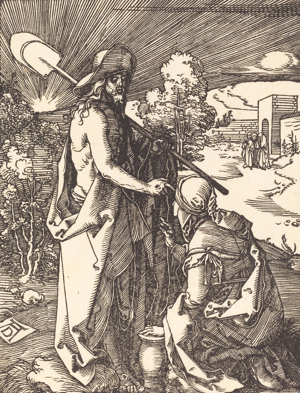 Noli Me Tangere, provavelmente c. 15091510. de Albrecht Dürer