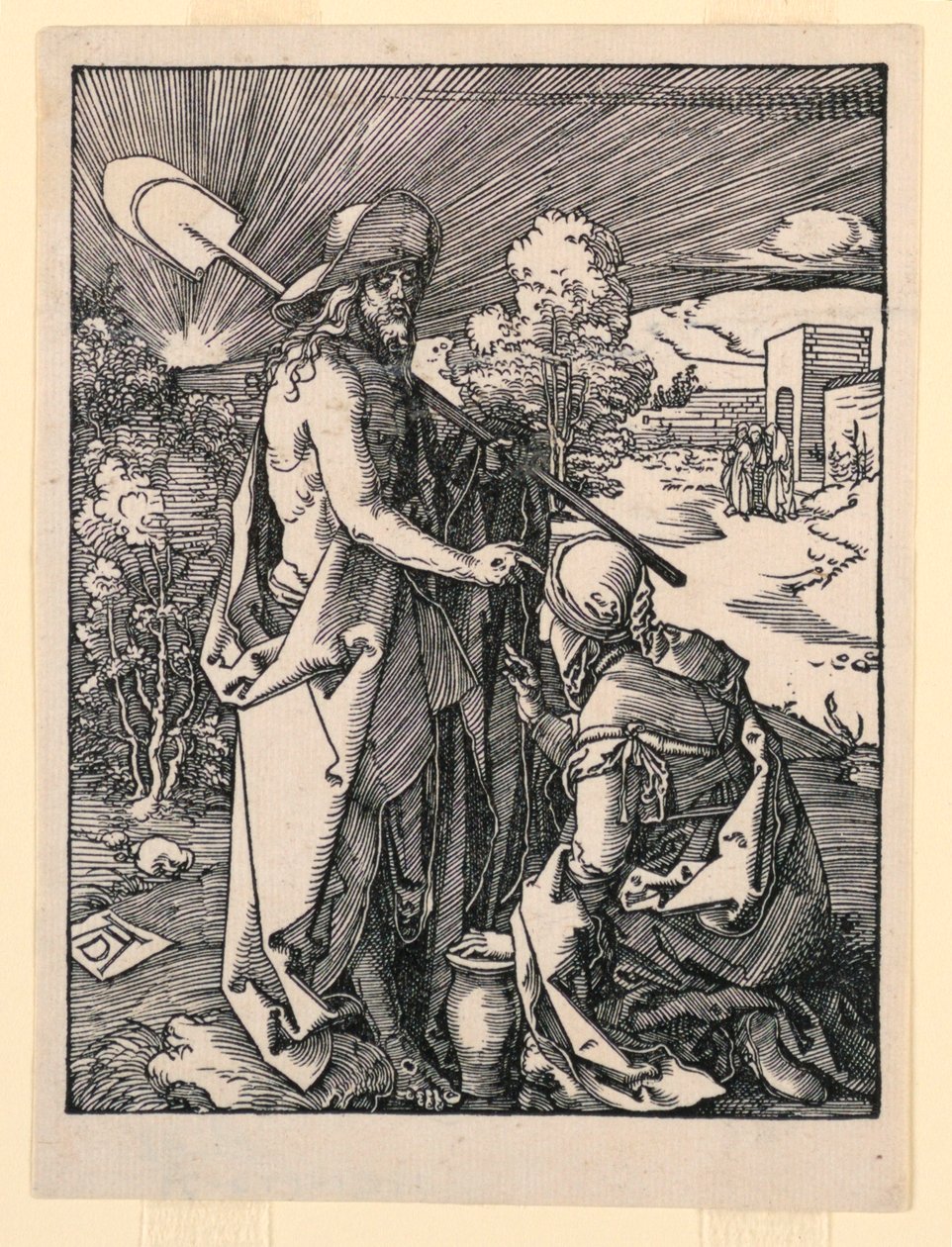 Noli me Tangere (Cristo Aparecendo a Maria Madalena), da série A Pequena Paixão de Albrecht Dürer