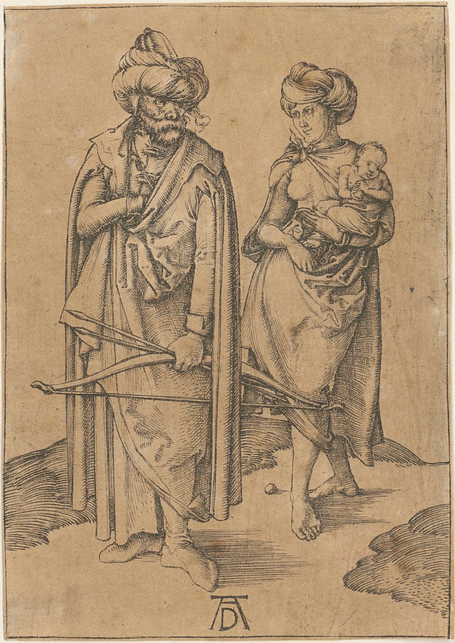 Oriental e sua mulher de Albrecht Dürer