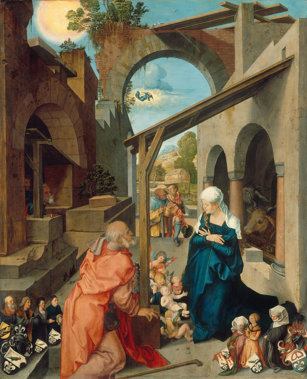 Retábulo Paumgartner: Natividade de Cristo de Albrecht Dürer