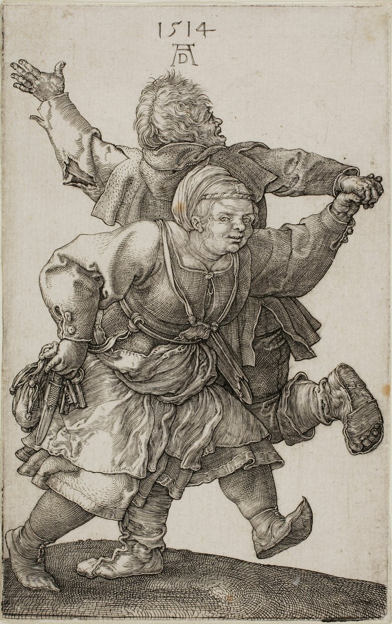 Casal Camponês dançando de Albrecht Dürer