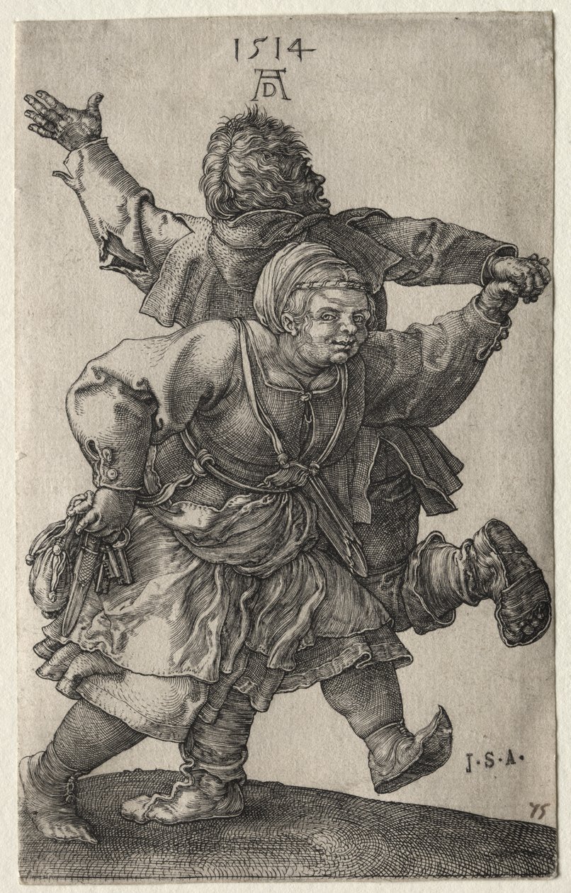 Casal de camponeses a dançar de Albrecht Dürer