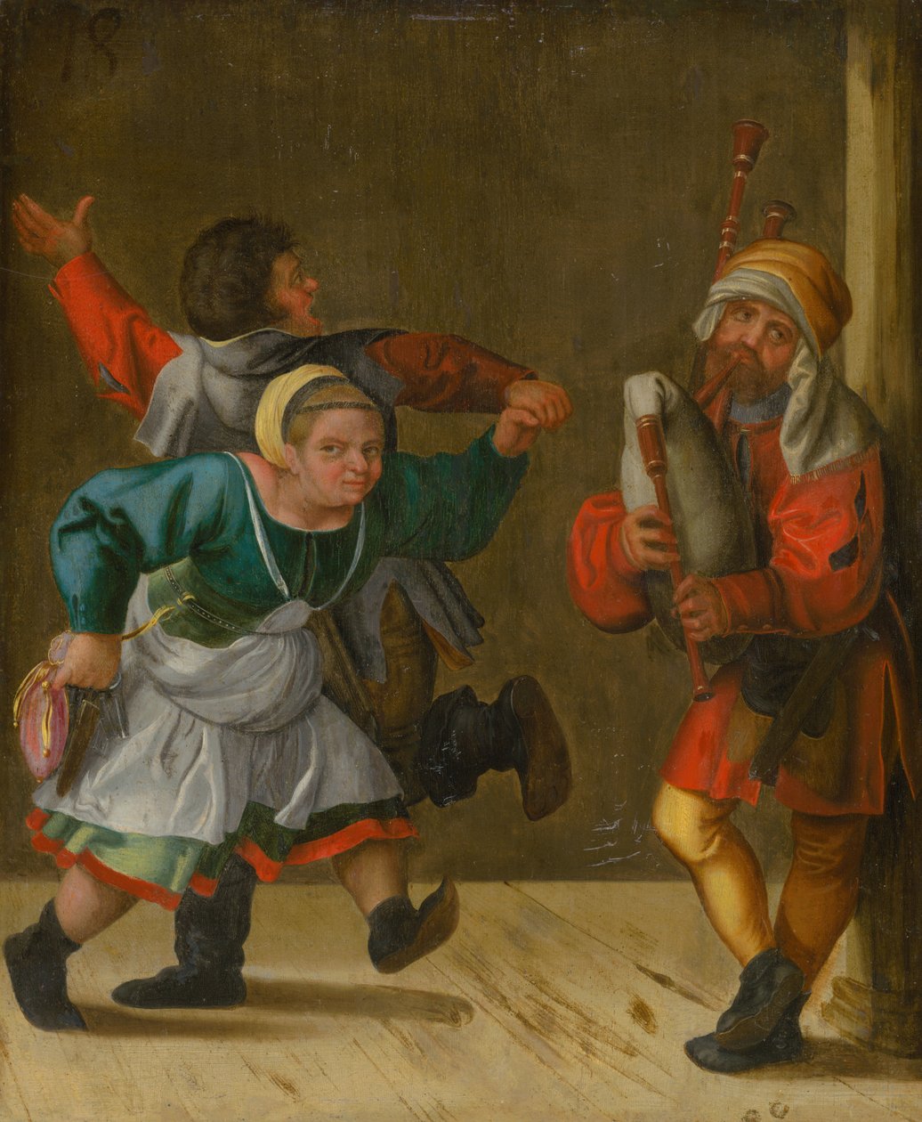 Dança Camponesa, c.1600 de Albrecht Dürer