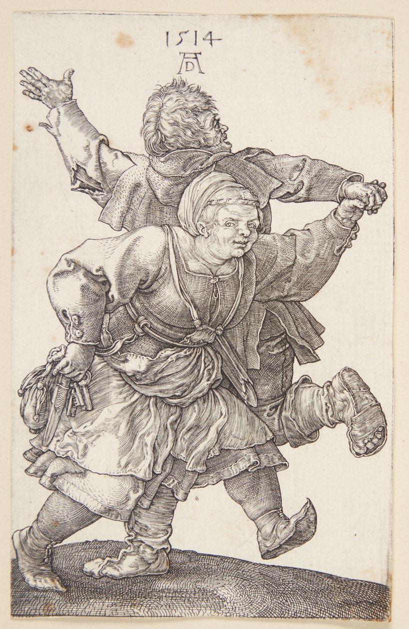 Casal camponês dançando de Albrecht Dürer
