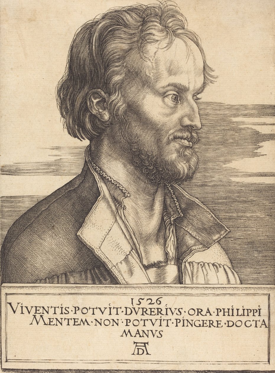 Filipe Melanchthon, 1526. de Albrecht Dürer