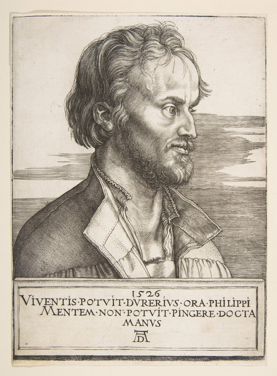 Philip Melanchthon, 1526. de Albrecht Dürer
