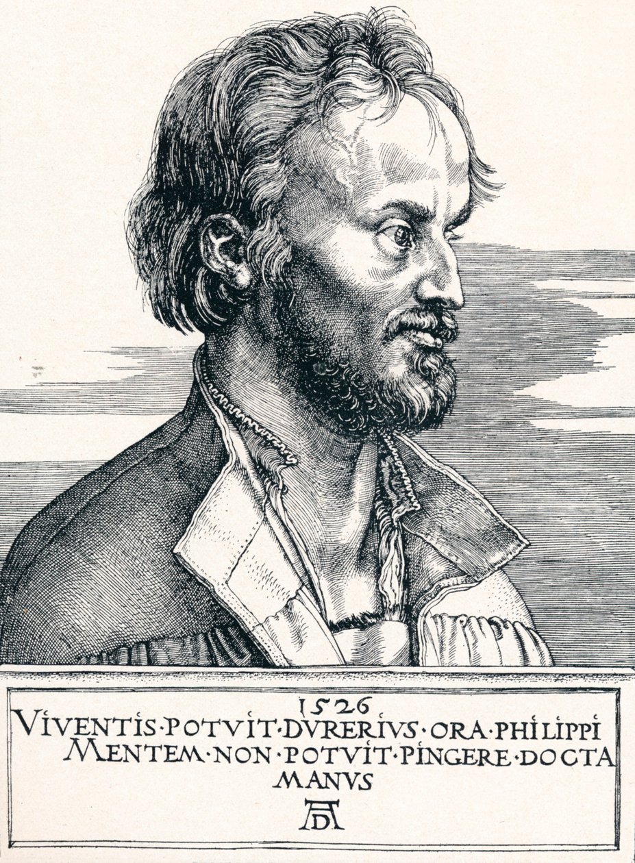 Philipp Melanchthon, 1526 1906. de Albrecht Dürer
