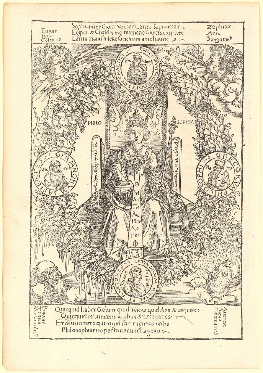 Filosofia (Philosophia) de Albrecht Dürer