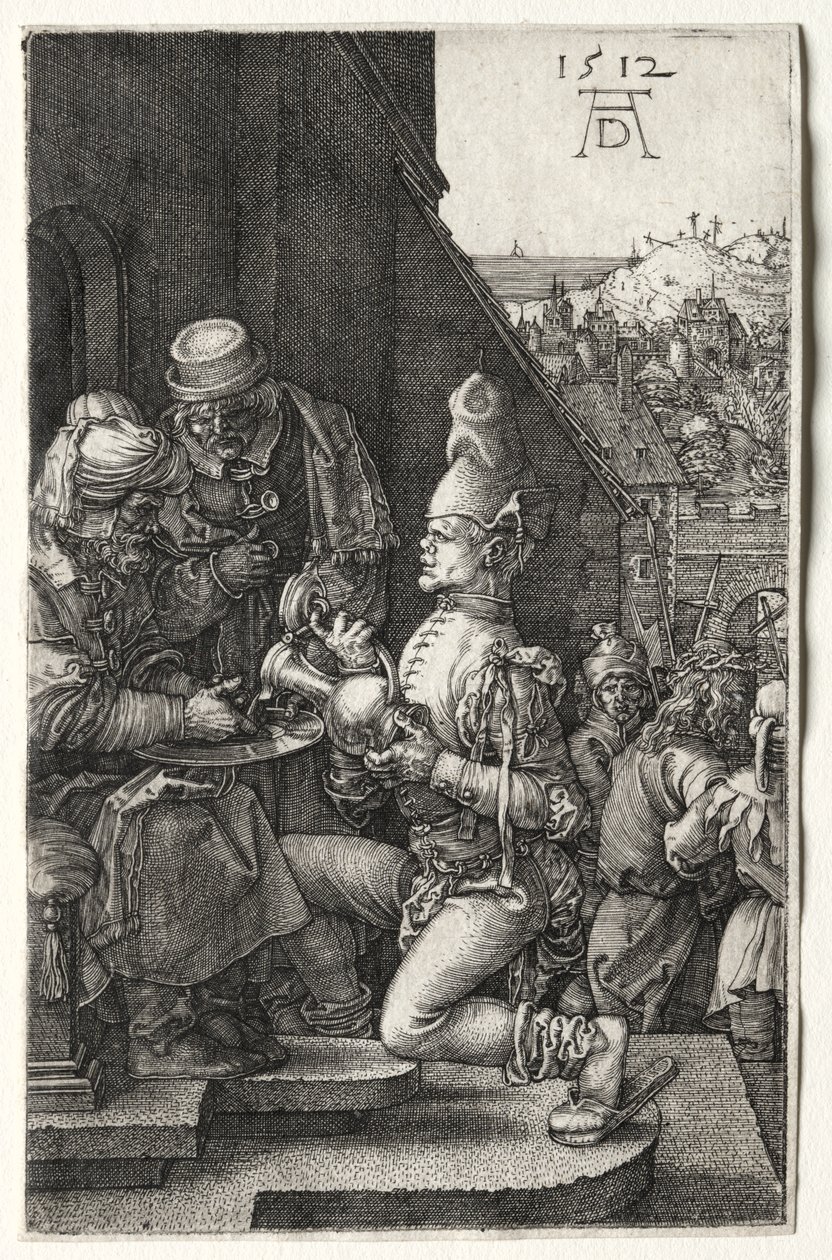Pilatos lavando as mãos de Albrecht Dürer