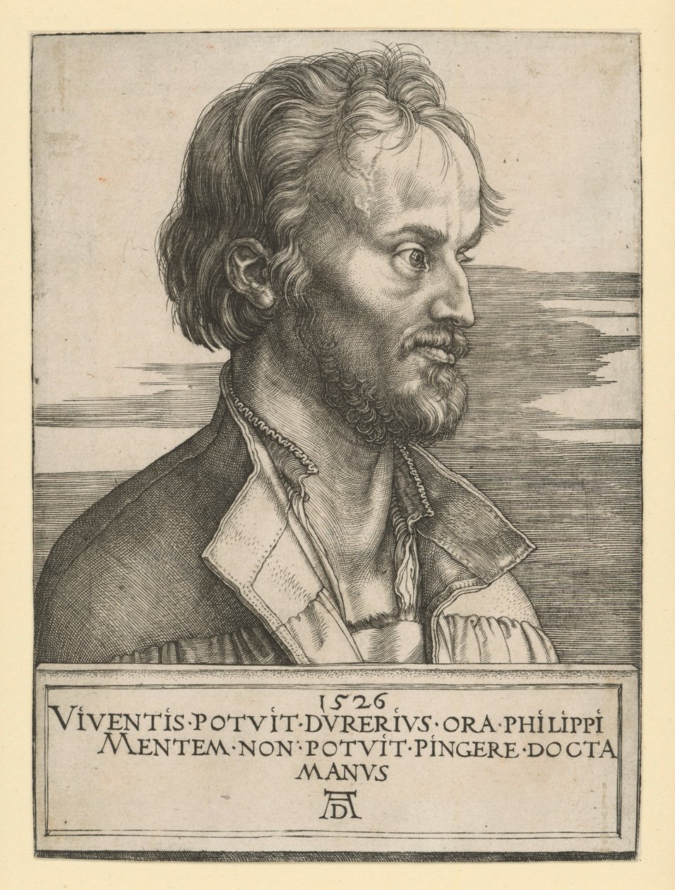 Retrato de Filipe Melanchthon de Albrecht Dürer