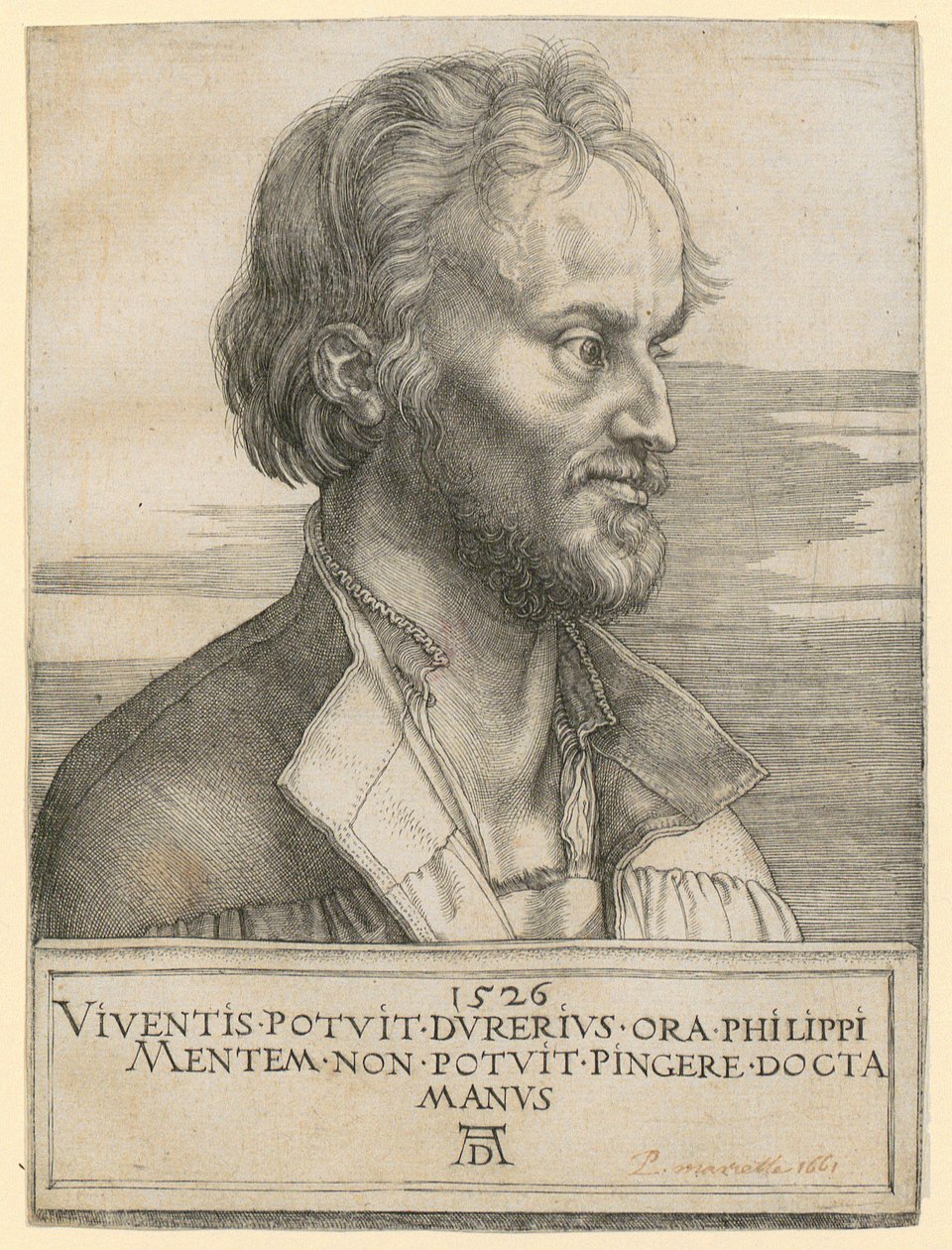 Retrato de Philipp Melanchthon de Albrecht Dürer