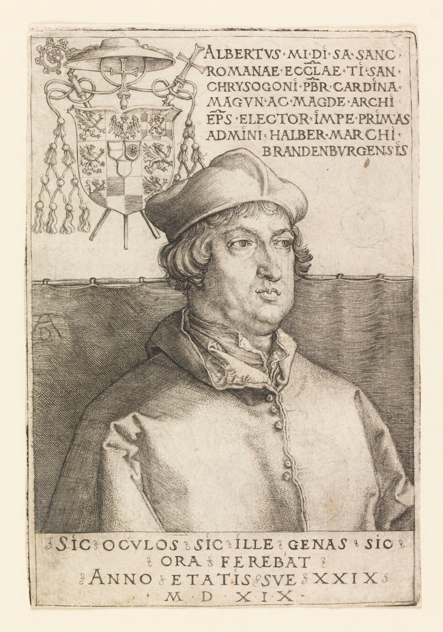 Retrato de Alberto de Mainz de Albrecht Dürer