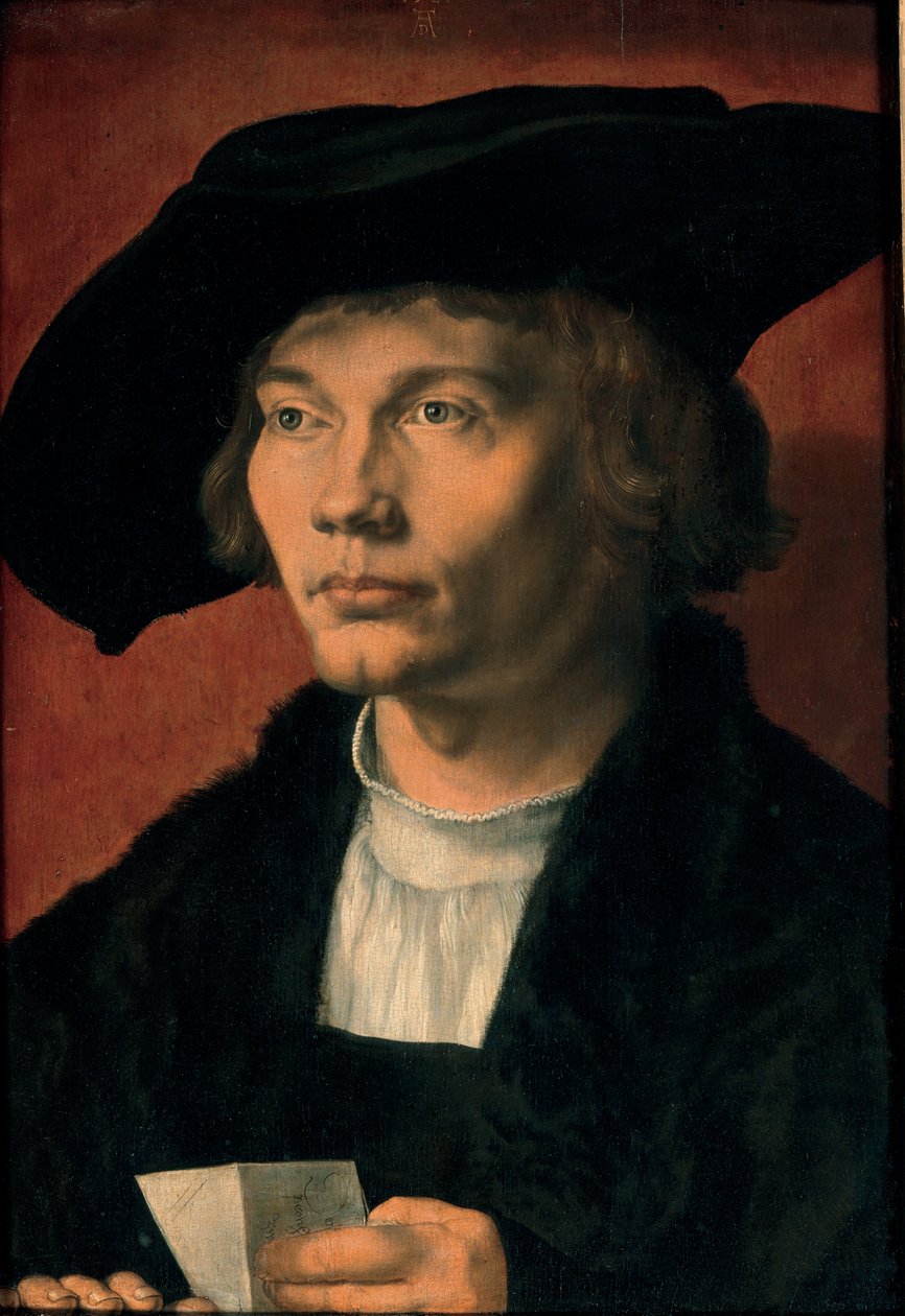 Retrato de Bernhard von Reesen, 1521 de Albrecht Dürer