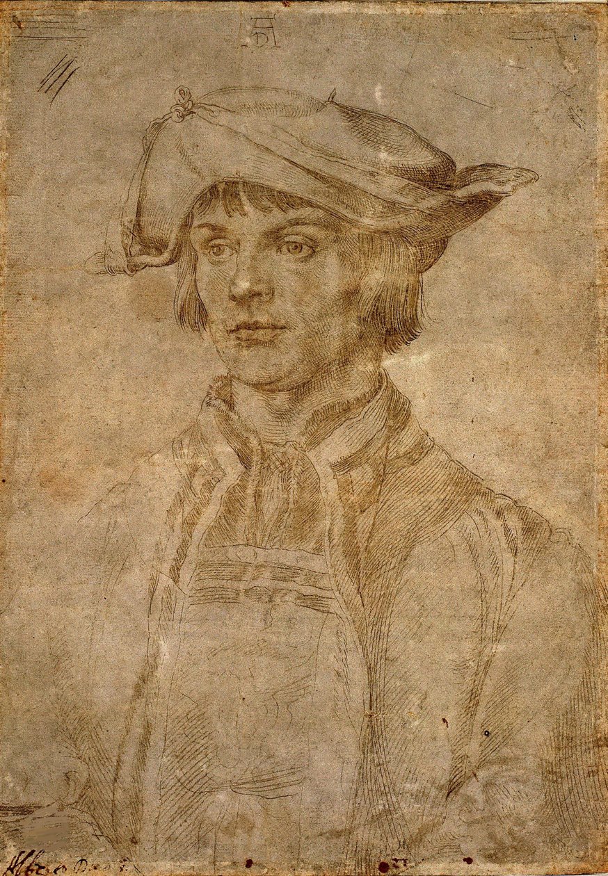 Retrato de Lucas van Leyden, 1521. de Albrecht Dürer