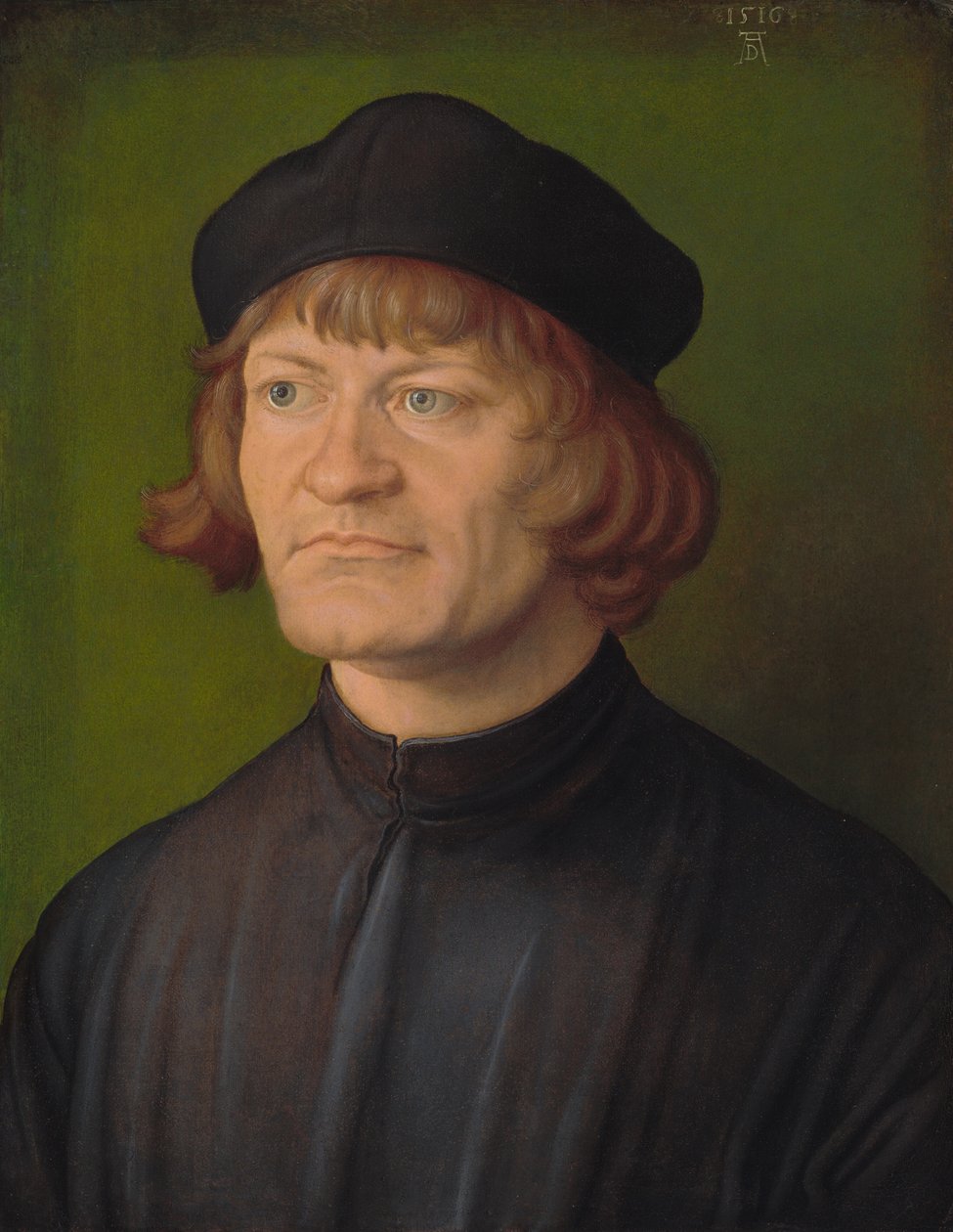 Retrato de um clérigo (Johann Dorsch?) de Albrecht Dürer