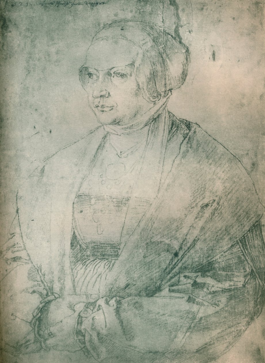 Retrato de uma senhora, c1500-1520, 1903 de Albrecht Dürer