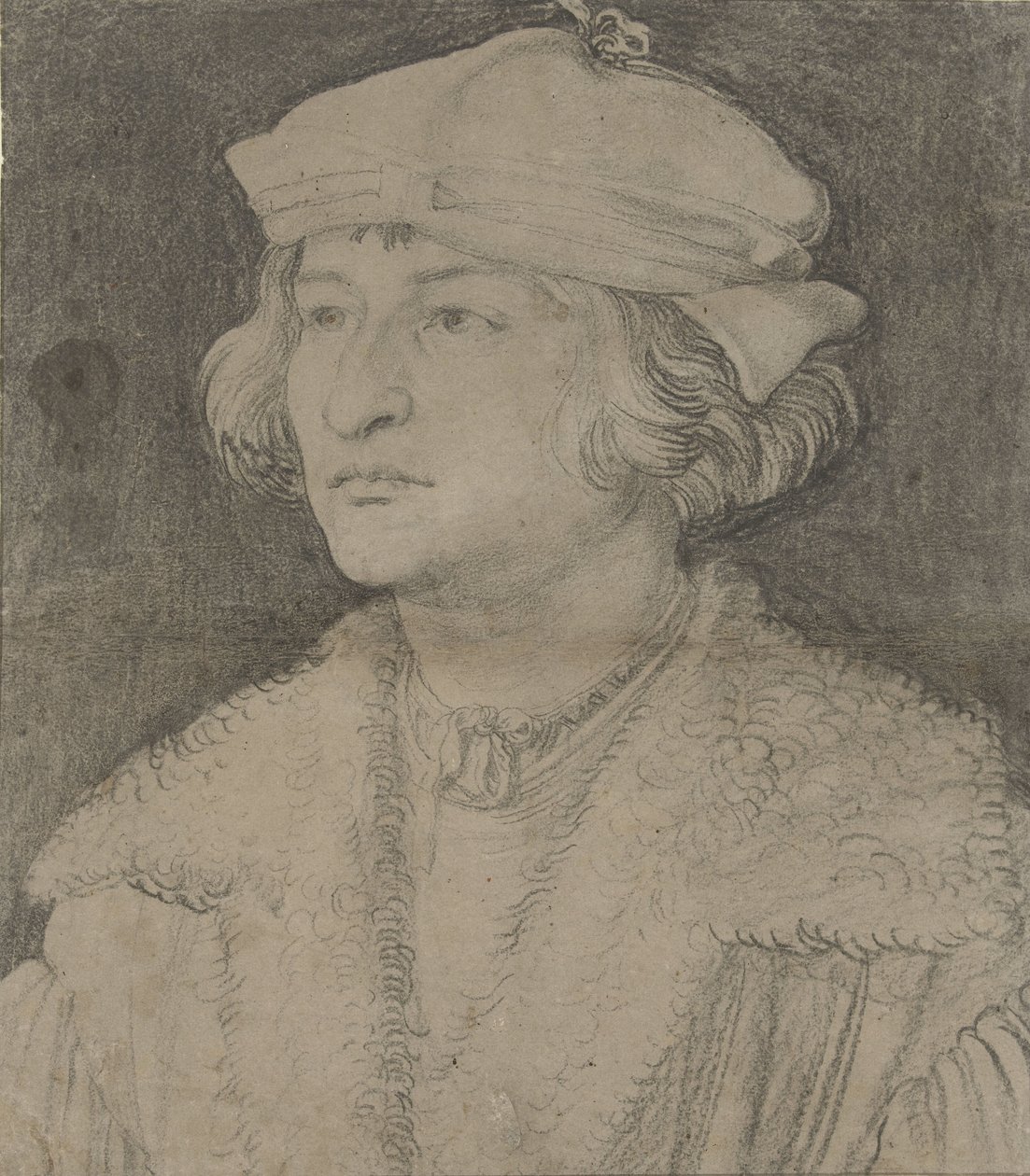 Retrato de um jovem com chapéu, c. 1506 de Albrecht Dürer