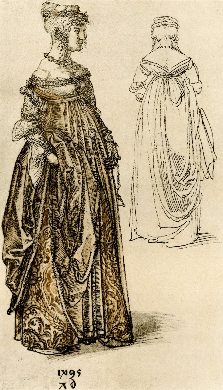 Senhora veneziana elegante de Albrecht Dürer