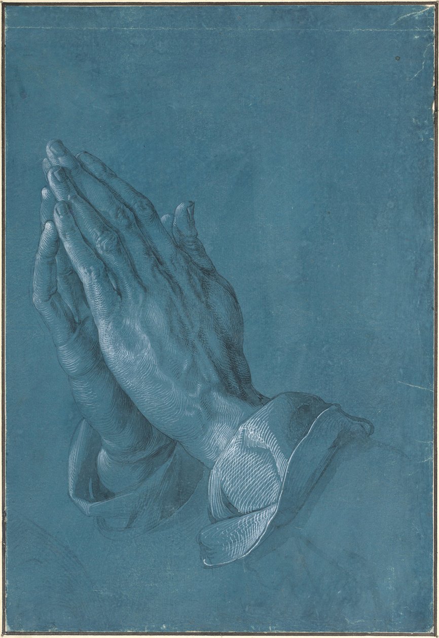 Mãos Orando, 1508 de Albrecht Dürer