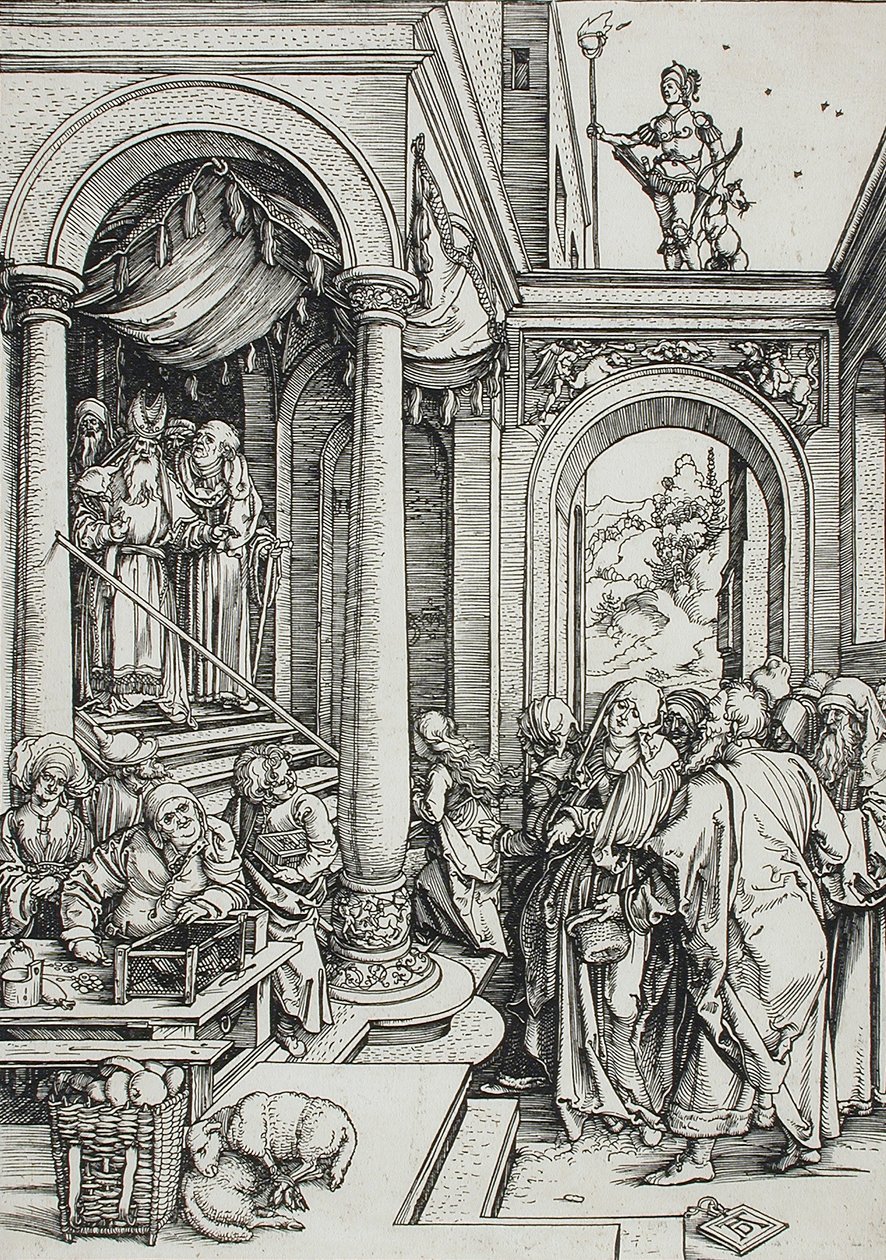 Apresentação da Virgem no Templo de Albrecht Dürer