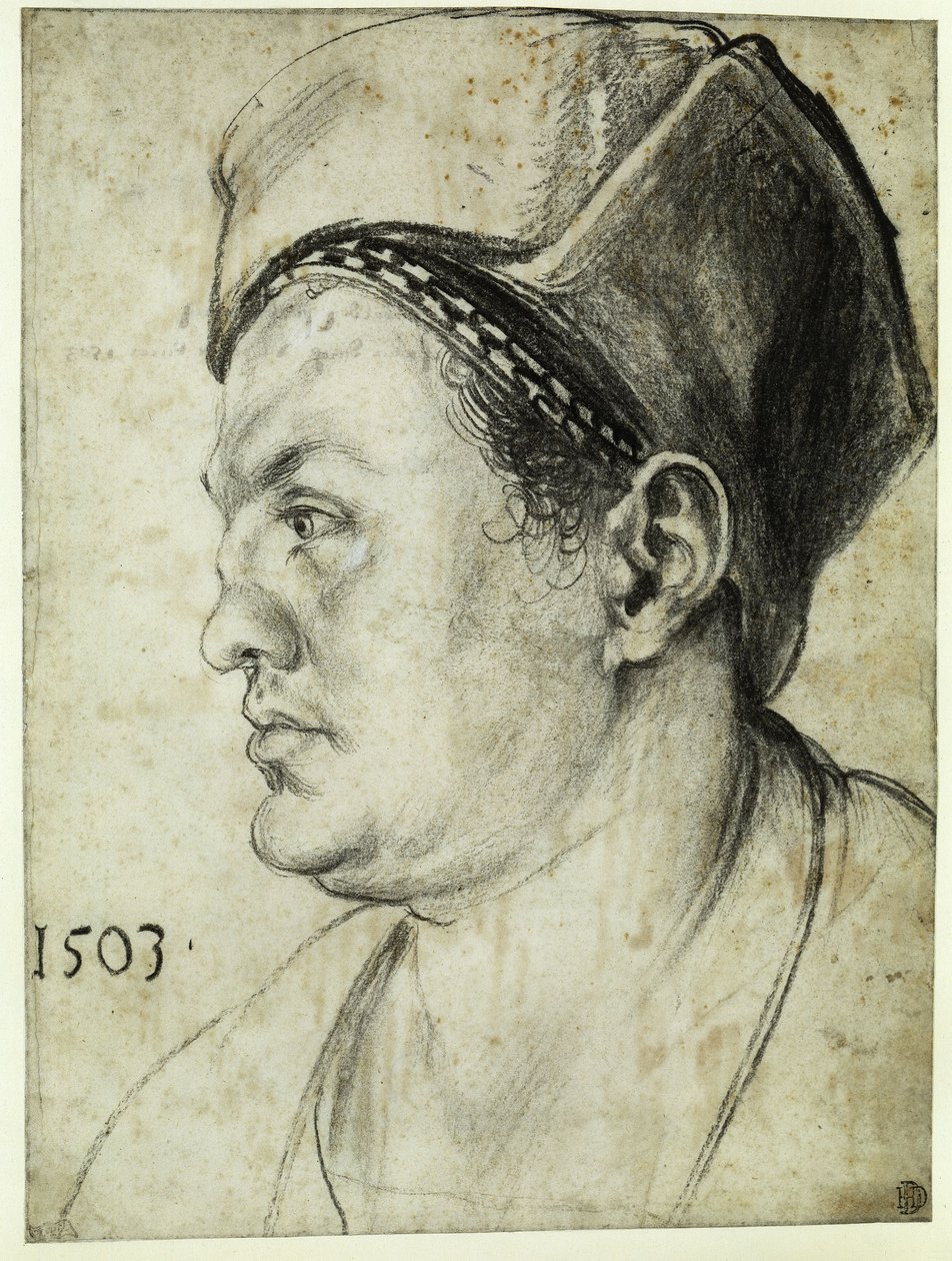 Retrato de perfil de Willibald Pirckheimer de Albrecht Dürer