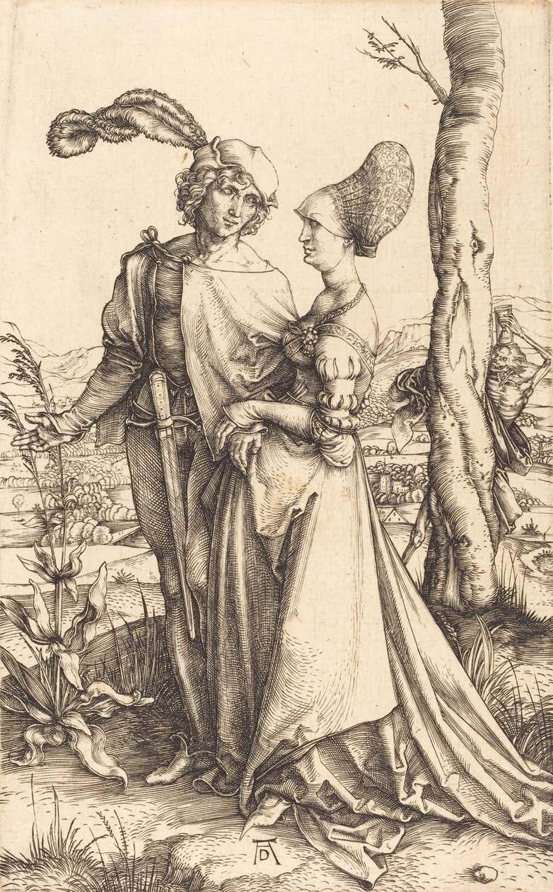 Passeio, c. 1497. de Albrecht Dürer