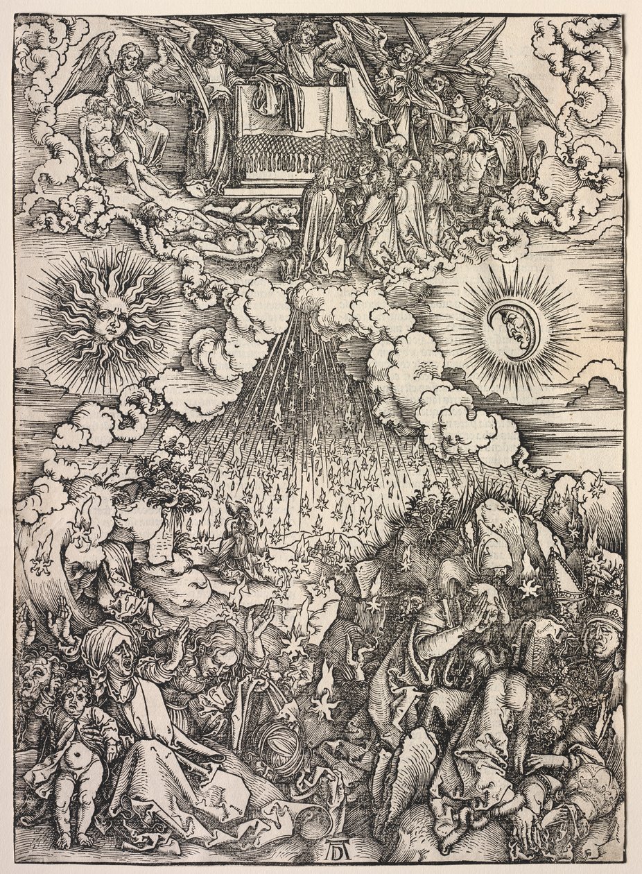 Revelação de São João: Abertura do Sexto Selo de Albrecht Dürer