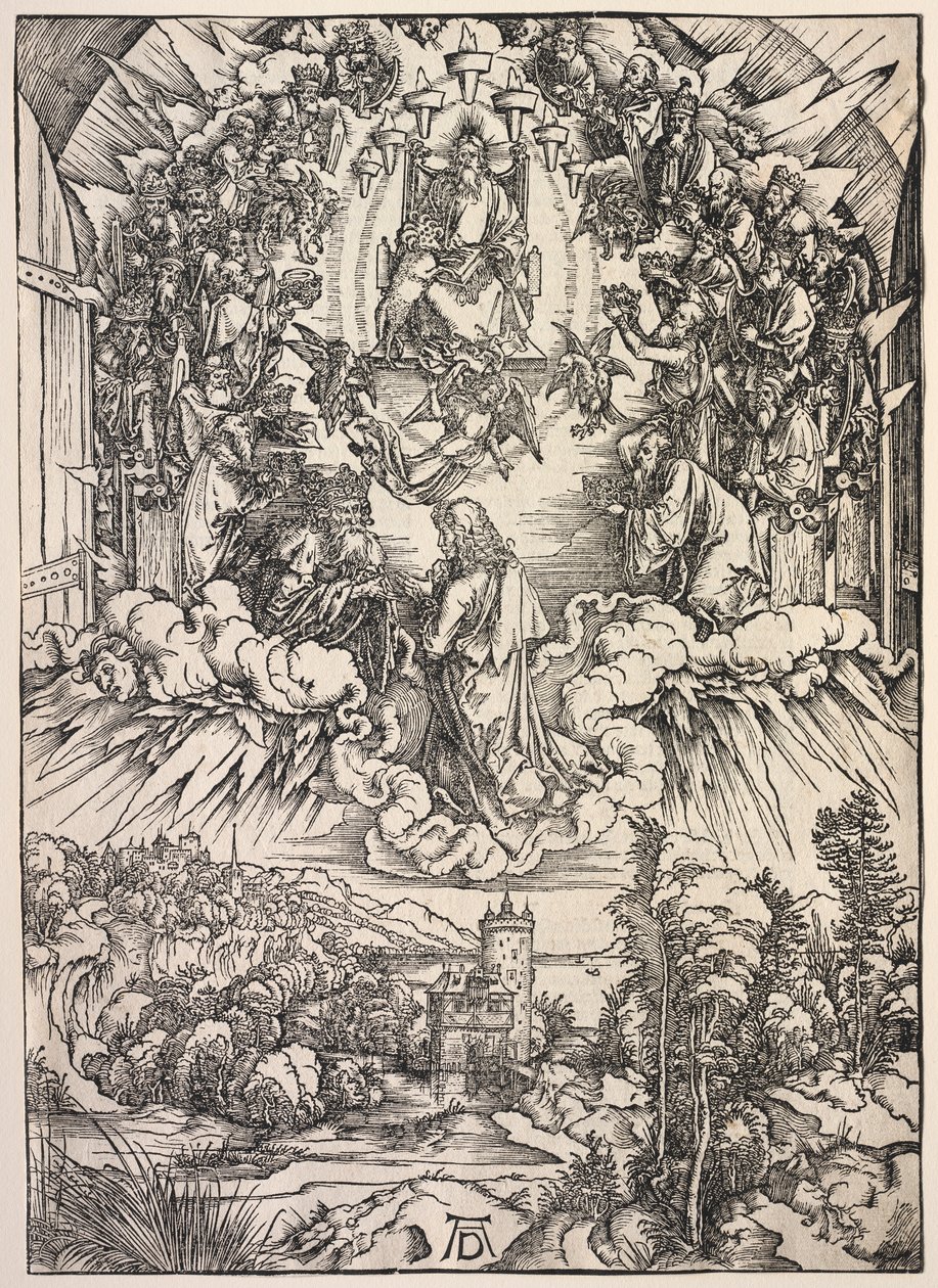 Revelação de São João: São João diante do Trono de Albrecht Dürer